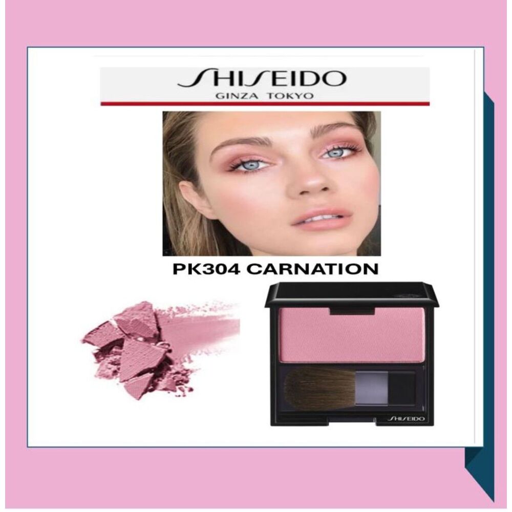 Shiseido Luminizing Satin Face Color Blush PK304 Carnation 6,5 g Refill Only New